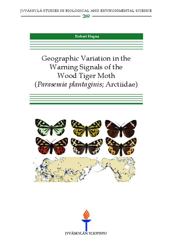 Geographic variation in the warning signals of the wood tiger moth (Parasemia plantaginis; Arctiidae)