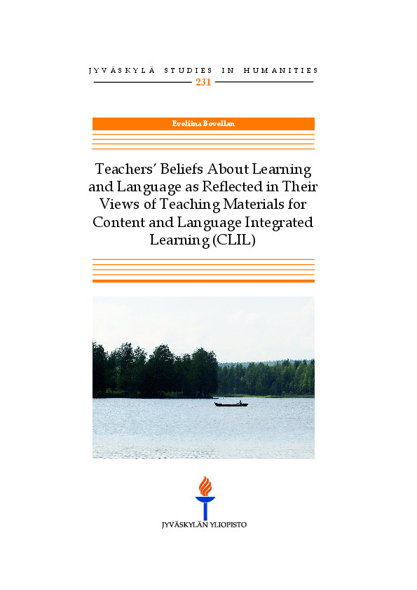 Teachers' beliefs about learning and language as reflected in their views of teaching materials for Content and Language Integrated Learning (CLIL)