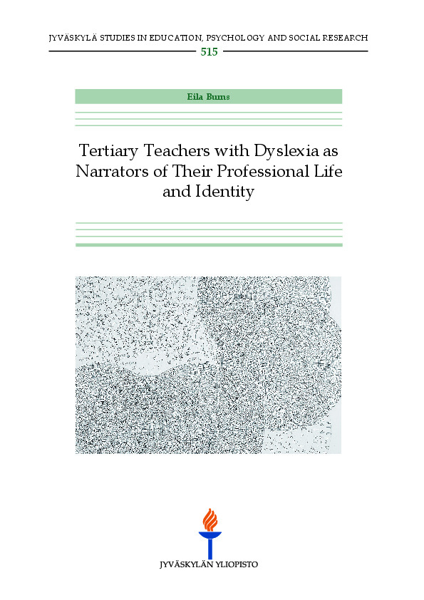 Tertiary teachers with dyslexia as narrators of their professional life and identity