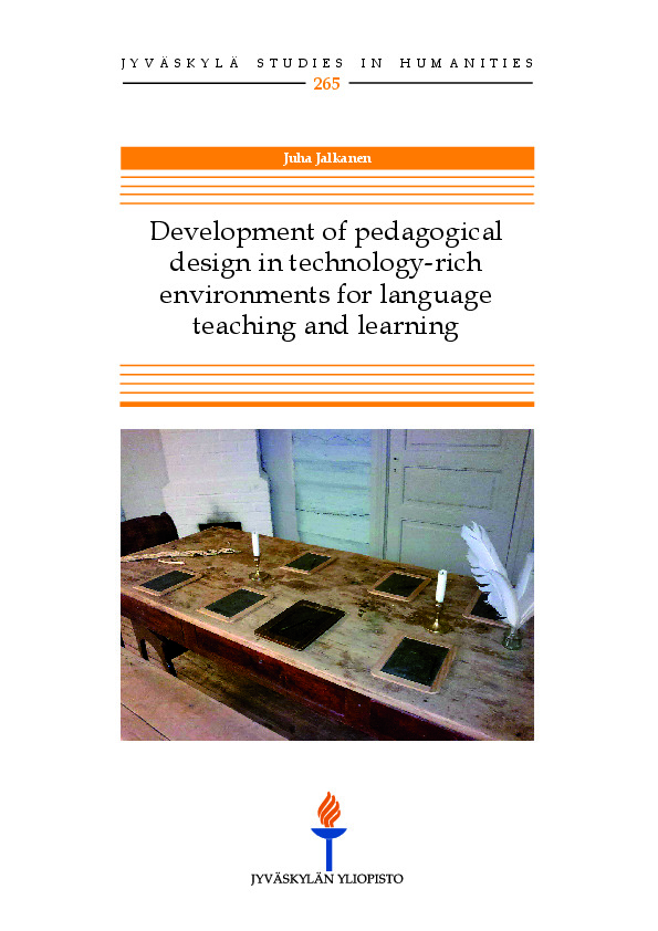 Development of pedagogical design in technology-rich environments for language teaching and learning
