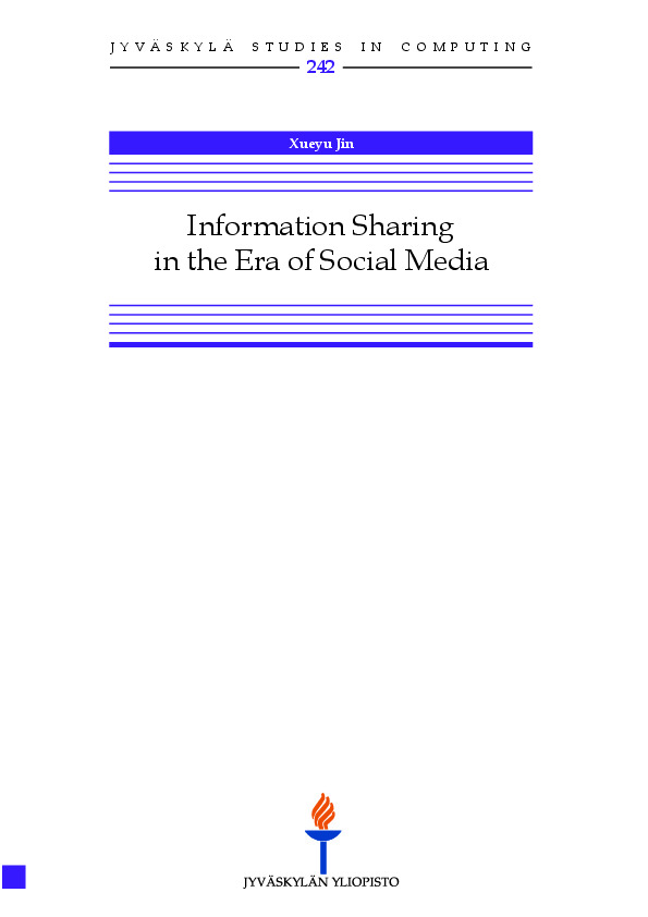 Information sharing in the era of social media
