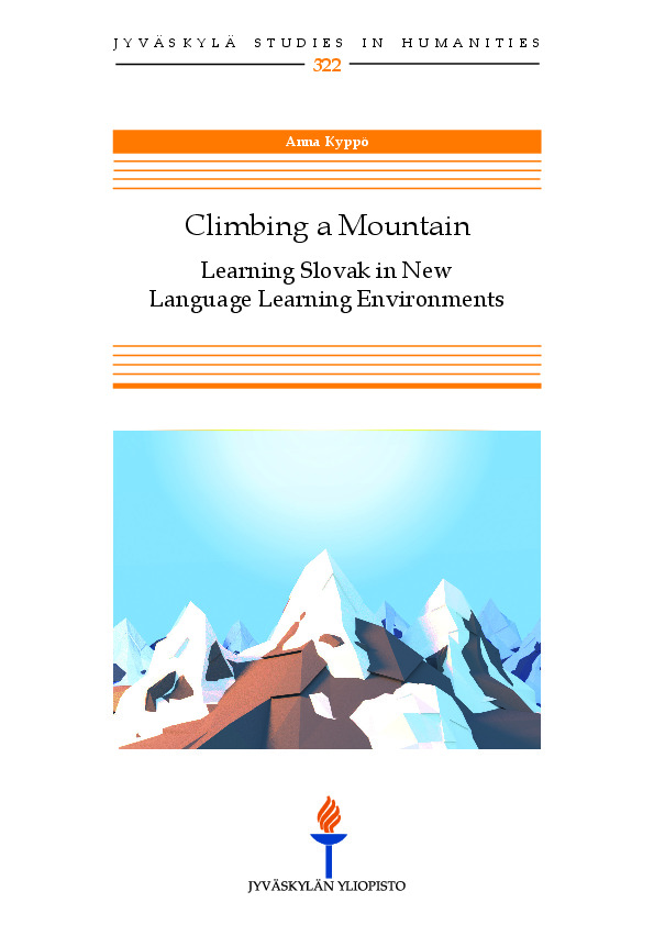 Climbing a mountain : learning Slovak in new language learning environments