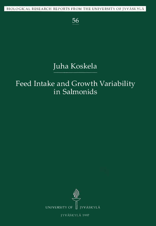 Feed intake and growth variability in salmonids